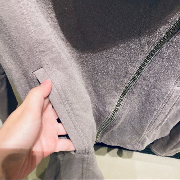 HELMUT LANG Brown Villous Asymmetrical Jacket - Picture 8 of 13